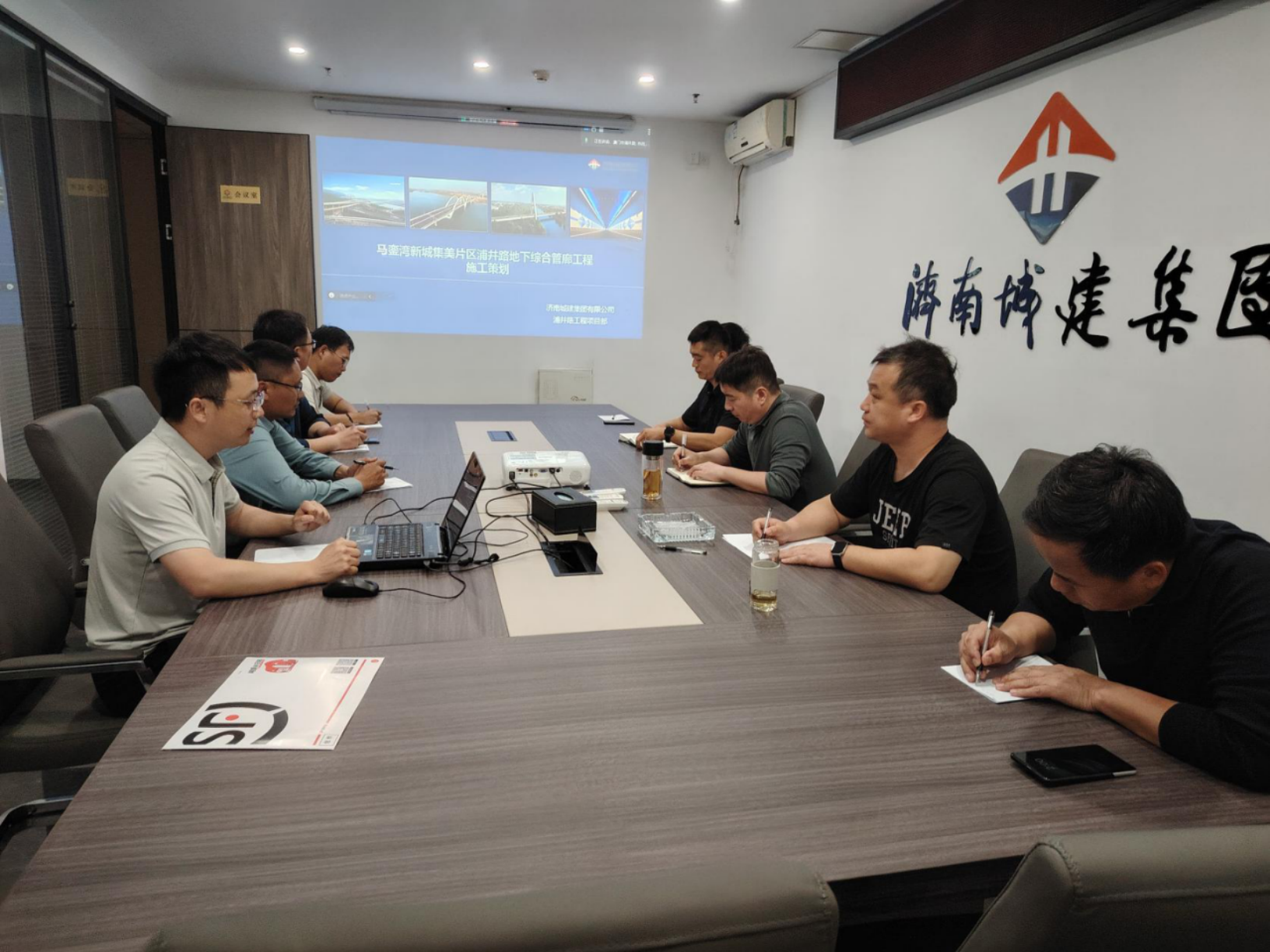 174244304414f820 市政集团组织召开马銮湾新城集美片区浦井路地下综合管廊3133cc拉斯维加斯开工策动会